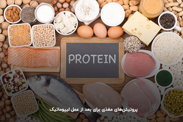 پروتئین های مغذی برای بعد از عمل لیپوماتیک 